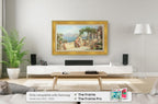 Antique Gold 65" Premiere Deco TV Frame - Compatible ONLY with Samsung The Frame TV and Pro TVs (Fits 2021-2026  LS03A  LS03B LS03C LS03D LS03FA LS03FW)