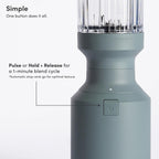 Beast Mighty 850 Plus | Premium Compact Personal Blender | Smoothies, Shakes, Dressings, Sauces | Blends Ice and Frozen Fruit | New XL Vessel | Extra Vessels, Lids and Straws | 850W (Mist)
