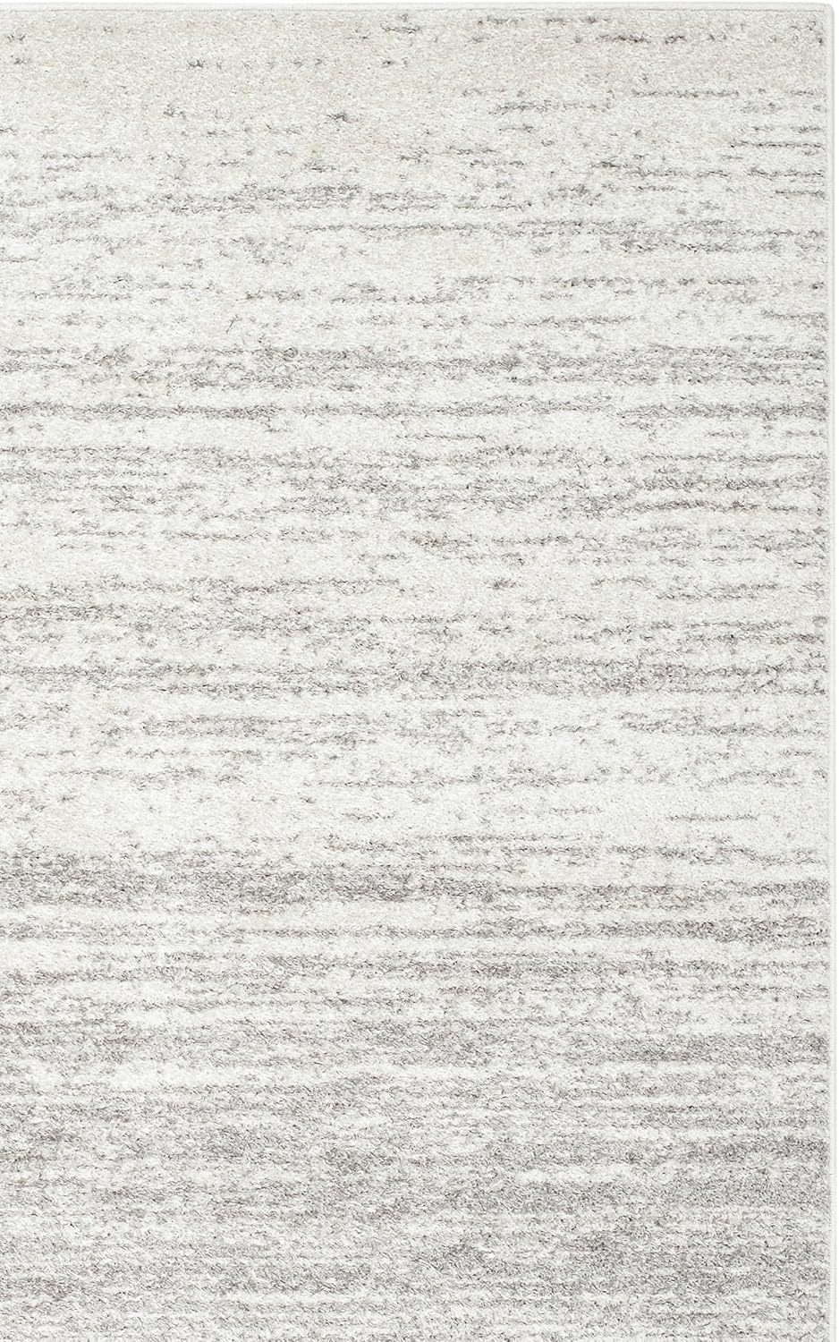 SAFAVIEH Adirondack Collection Area Rug - 12' Square, Ivory & Silver, Modern Ombre Design, Non Shedding & Easy to Clean, Ideal for Living Room, Bedroom, Office, Dining Space (ADR113B)