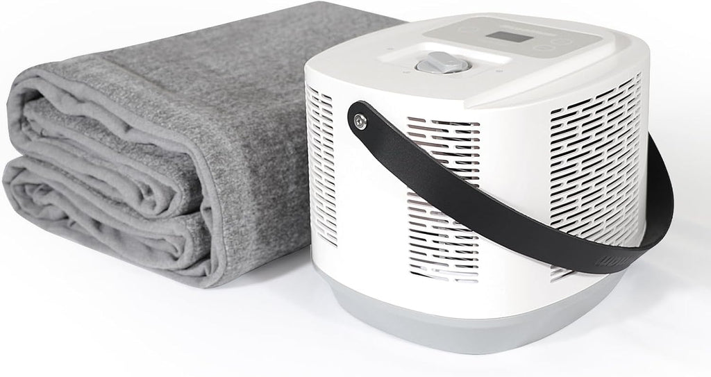 Comfort for Beds,Bed Water Cooling System with Portable Cooling Mattress & Heater(54°F-115°F), Quiet Operation,with Blankets Zone Any Size Bed .for Indoor