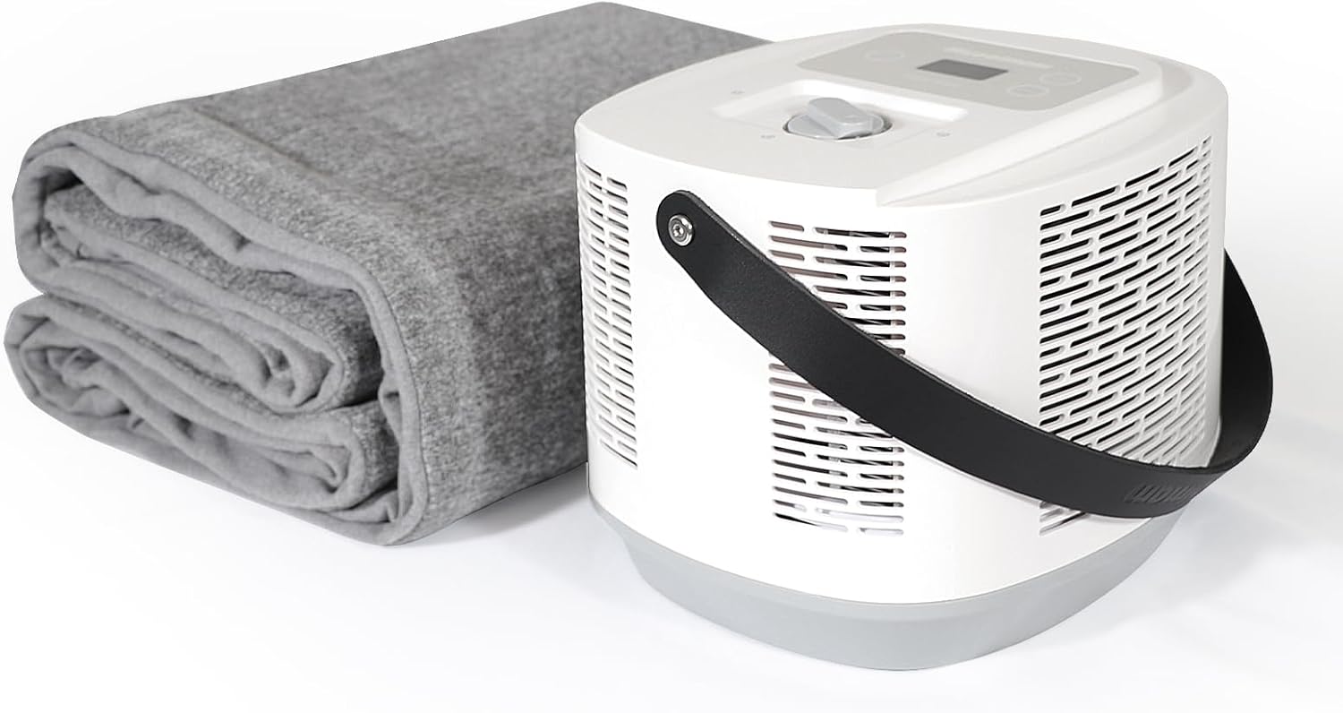 Comfort for Beds,Bed Water Cooling System with Portable Cooling Mattress & Heater(54°F-115°F), Quiet Operation,with Blankets Zone Any Size Bed .for Indoor