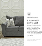 Signature Design by Ashley Stairatt Casual Sofa with Flared Arms, Gray