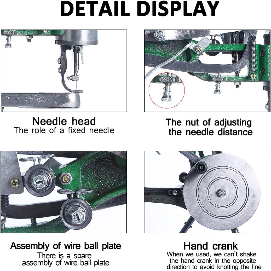Manual Leather Sewing Machine Hand Shoe Cobbler Stitching Repair Mending Machine Patcher Dual Cotton Nylon Line Sewing Machine