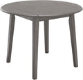 Signature Design by Ashley Shullden Casual Round Dining Small Drop Leaf Table, Seats up to 4, Gray