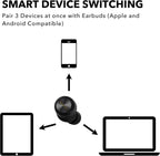 Technics Reference Class Hi-Fi Wireless Earbuds, Dolby Atmos, Head Tracking, Adaptive Noise Cancelling, 3 Device Multipoint, 10-hr Battery, Wireless Charging, in Ear Headphones - EAH-AZ100-K (Black)