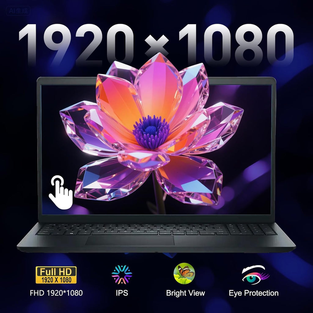 Dell Inspiron 15.6" FHD Touchscreen Laptop  13th Gen Intel Core i5 (Beat i7-1250U)  12GB RAM  768GB Storage (256GB PCIe SSD + 512GB External)  Anti-Glare  Win 11 with MS Office  Long Battery Life