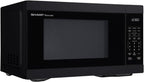 SHARP Countertop Microwave Oven with Removable 12.4" Carousel Turntable, 1000 Watt, 1.1 Cubic Feet, Black