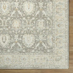 Hauteloom Bellington Living Room, Bedroom Area Rug - Neutral Traditional Bohemian Bordered - Gray, Cream, Beige, Brown - 7'10" x 10'2"