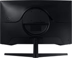 SAMSUNG 34' Odyssey G5 Ultra-Wide Gaming Monitor with 1000R Curved Screen  165Hz  1ms  FreeSync Premium  Large Display  Eye Comfort  Multiple Ports  WQHD  LC34G55TWWNXZA  Black