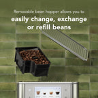 KitchenAid Fully Automatic Espresso Machine KF8 with Milk Attachment & Plant Based Milk Options, KES8558JP, Juniper