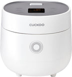 CUCKOO Micom Rice Cooker 3-Cup Uncooked / 6-Cup Cooked with Nonstick Inner Pot, Small Rice Maker with 8 Menu Options, Fuzzy Logic Technology, Auto Clean, Quick Rice Mode, White (CR-0375FW)