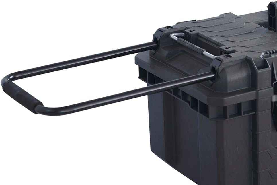 Keter ROC Pro Gear Heavy Duty Tool Storage Rolling Mobile Toolbox 28 inch Black/Grey