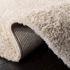 SAFAVIEH August Shag Collection X-Large Area Rug - 12' x 15', Beige, Solid Design, Non-Shedding & Easy Care, 1.2-inch Thick Ideal for High Traffic Areas in Living Room, Bedroom (AUG900D)