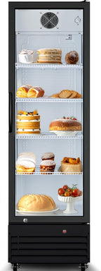 BODEGA BODEGACOOLER 9 Cu.Ft Commercial Beverage Refrigerator with Glass Door,Display Drink Refrigerators fridge for Beer Display Drink Cooler Rapid Cooling & Quiet for Bar Restaurant Office Store Use