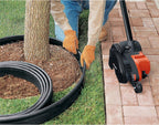 BLACK+DECKER Lawn Edger Trencher 2 in 1, 12 Amp 7.5 in. Electric Edger Lawn Tool for Landscaping and Trench Digger, 3 Height Settings, Corded (LE760FF)