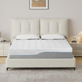 Extra Firm Mattress King 12 Inch, Green Tea/Gel Memory Foam Mattress with Fiberglass-Free Cover,Two Side White Medium Firm/Extra Firm High-Density-Mattress for Back Pain,CertiPUR-US,in USA, 80"x 76"