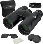 Celestron–Nature DX ED 10x42 Premium Binoculars –Extra-Low Dispersion Objective Lenses –Outdoor and Birding Binocular–Fully Multi-Coated with BaK-4 Prisms–Rubber Armored – Fog & Waterproof Binoculars