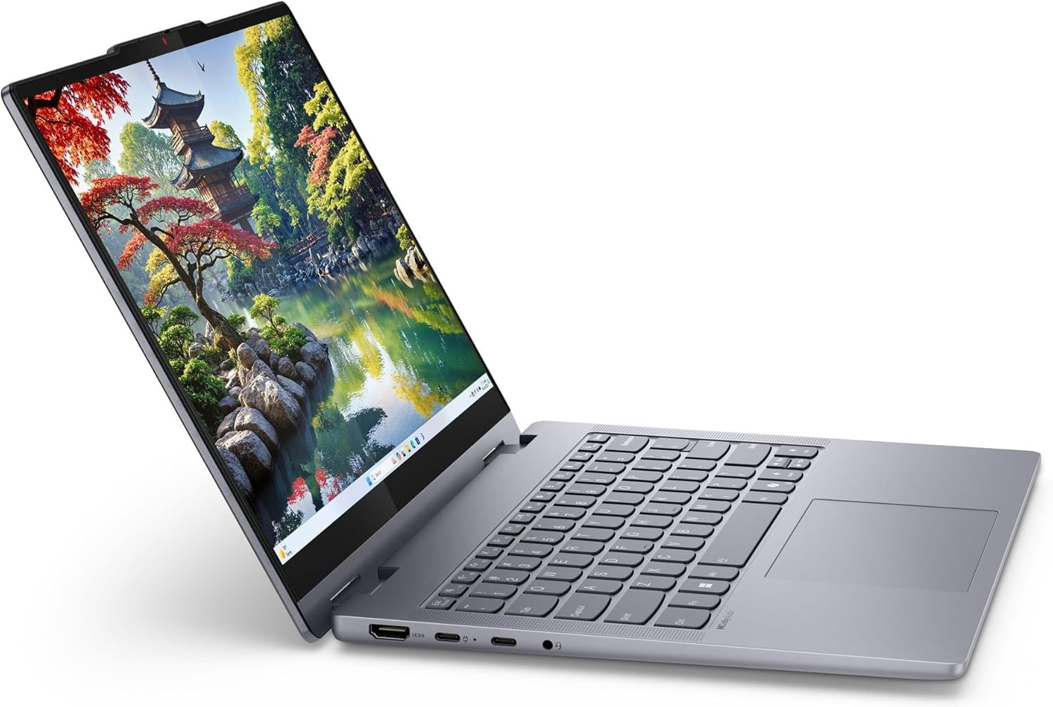 Lenovo IdeaPad 5i 2-in-1 14" WUXGA Touchscreen Laptop|Intel Core Ultra 5 AI 225U|Intel Graphics|Grey|Backlit| 8GB RAM DDR5 | 512GB SSD | Windows 11 Home | Bundle with USB 3.0 Hub