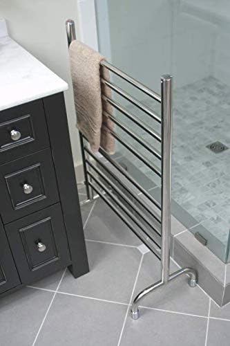 Amba SAFSB-24 Solo 24" Freestanding 10 Bar Towel Warmer in Brushed