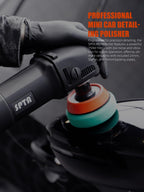 SPTA Mini Polishing Machine Buffer Rotary Polisher Auto Detailing Superpolish with 27Pcs Detail Polishing Pad Mix Size Kit Buffing Pad and 75mm ,100mm,140mm M14 Thread Extension shaft