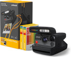 Polaroid Flip Instant Camera + Color Film Bundle (16 Photos Included) - Black (6565) - Hyperfocal 4-Lens System  Sonar autofocus  and Sence Analysis with Bluetooth paired Companion app