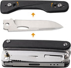 ROXON Flex Titan S805G Multi tool with full size scissors Modular Design and Customizable Tool (Replaceable knife and accessory) 16 tools for Outdoor & Camping