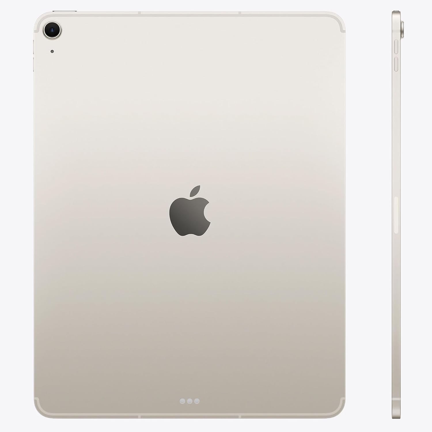 2025 Apple iPad Air with Apple M3 Chip (13-inch  Wi-Fi + Cellular  256GB) - Starlight (Renewed Premium)