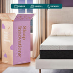 Sleep Innovations Shiloh 14 Inch Green Tea Memory Foam Mattress, King Size, Bed in a Box, Medium Feel