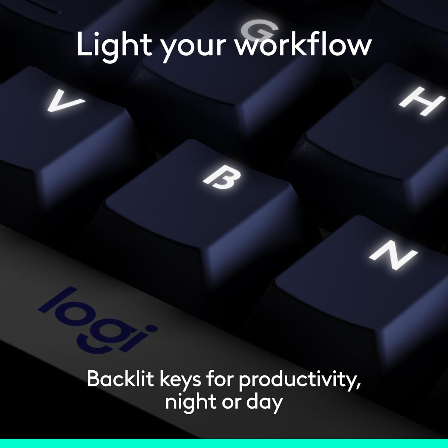 Logitech Alto Keys K98M Wireless Mechanical Keyboard, Customizable Keyboard with Vibration Absorbing Gasket, Backlit Keys, Bluetooth, USB-C Charging, for PC, Mac, Laptops - Graphite